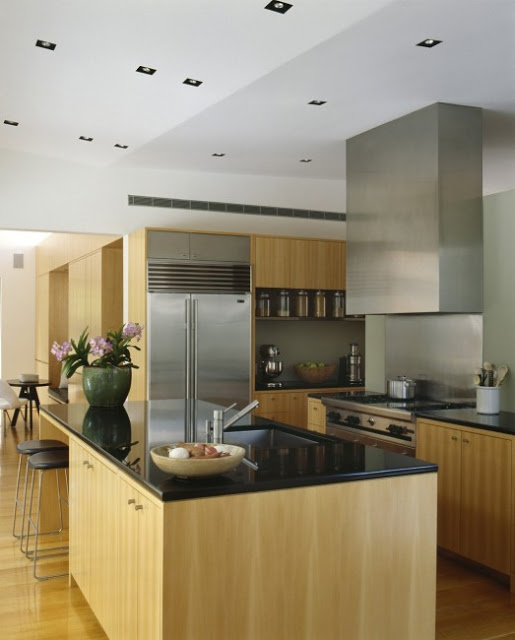Modern Kitchen Design in Modern Marin County Residence by Dirk Denison Architects 523x650 Desain Rumah Modern oleh Arsitek Dirk Denison 